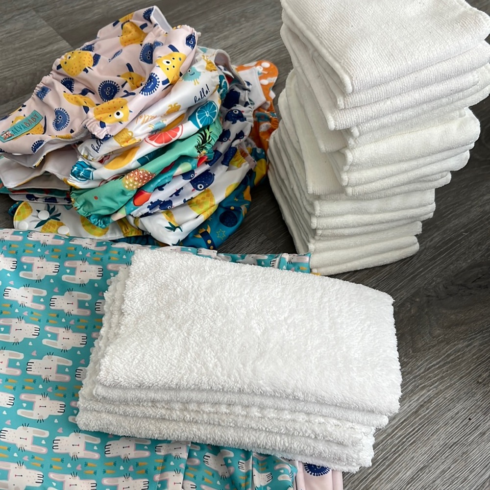 [NEW] AlvaBaby Cloth Diaper Bundle Unisex Prints